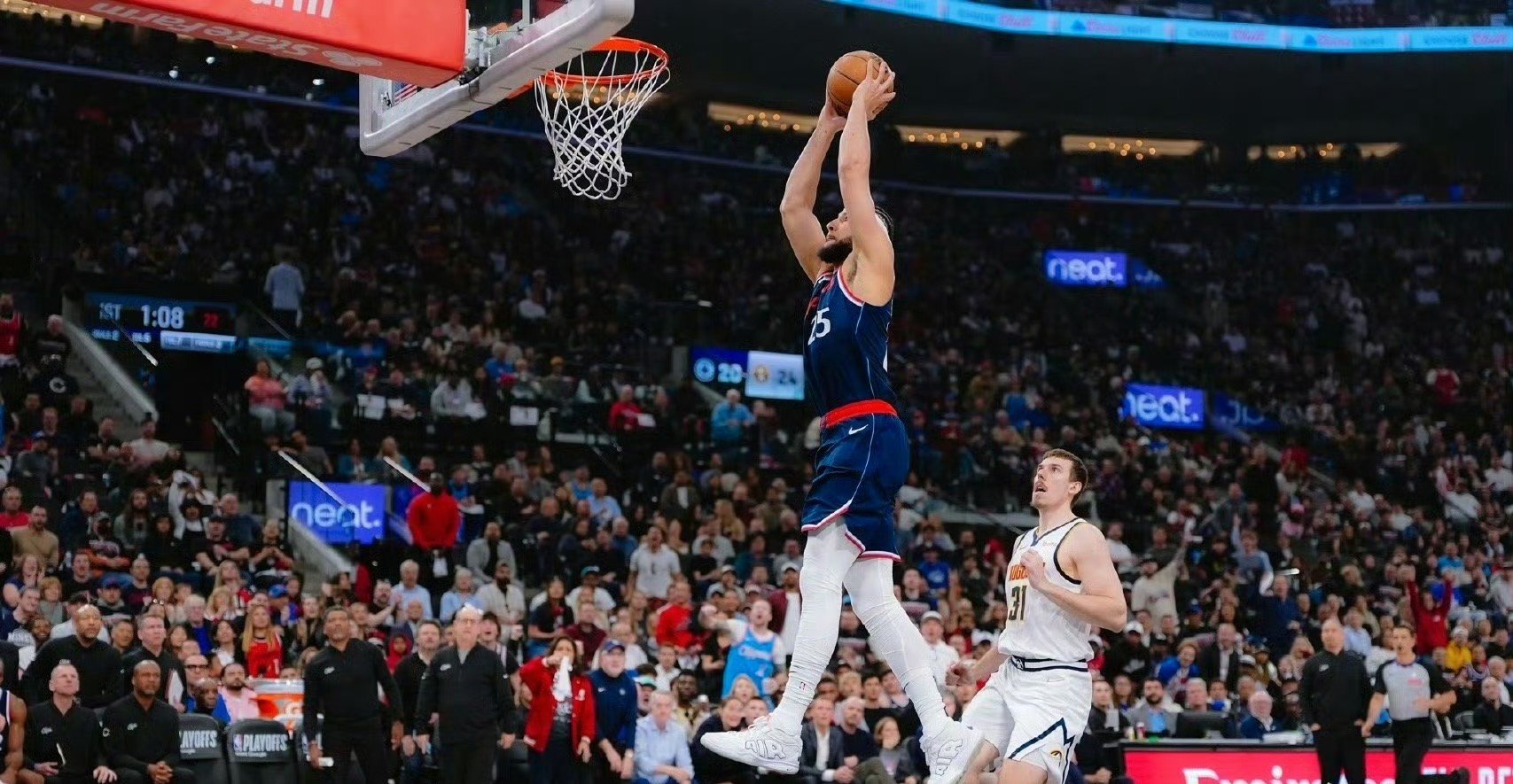 爵士遭遇快船逆转，失去领先地位